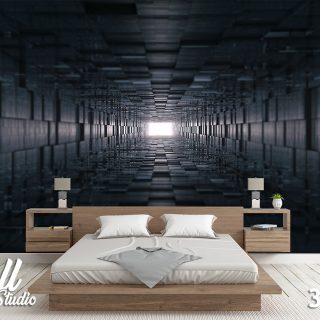 3D foto tapeta tunel 3D-10 - 3d fototapete