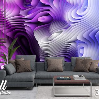 3D foto tapeta ljubičasta šara 3D-22 - 3d fototapete