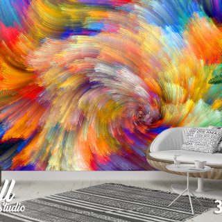 3D foto tapeta dugine boje 3D-27 - 3d fototapete