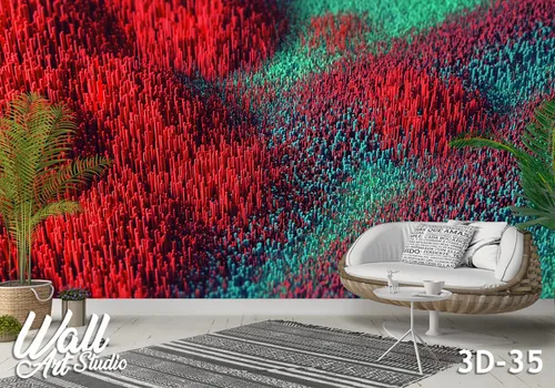 3D foto tapeta izranjajući kvadri 3D-35 - 3d fototapete