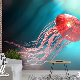 3D foto tapeta meduza 3D-48 - 3d fototapete