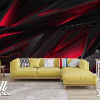 3D foto tapeta crvena svetlost 3D-55 - 3d fototapete