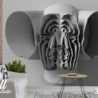 3D foto tapeta lice 3D-73 - 3d fototapete