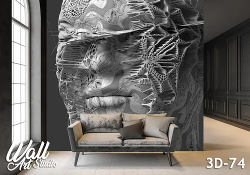 3D foto tapeta rasuto lice 3D-74 - 3d fototapete