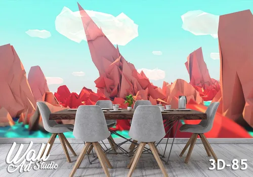 3D foto tapeta planina 6 3D-85 - 3d fototapete