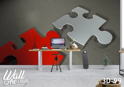 3D foto tapeta puzle 3D-99 - 3d fototapete