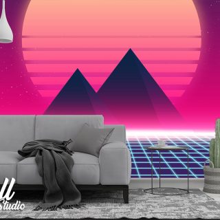 Apstrakcija foto tapeta piramide - Tapete za zid Apstrakcija