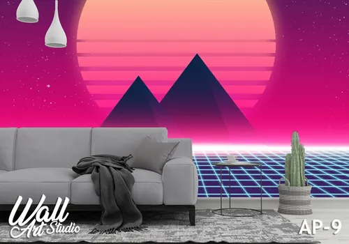 Apstrakcija foto tapeta piramide - Tapete za zid Apstrakcija