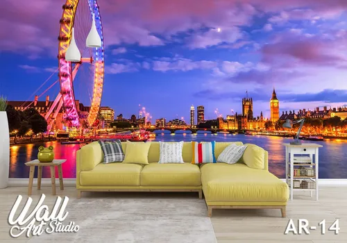 Arhitektura foto tapeta London eye - Tapete za zid Arhitektura