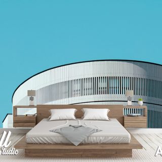 Arhitektura foto tapeta kružno moderno zdanje - Tapete za zid Arhitektura