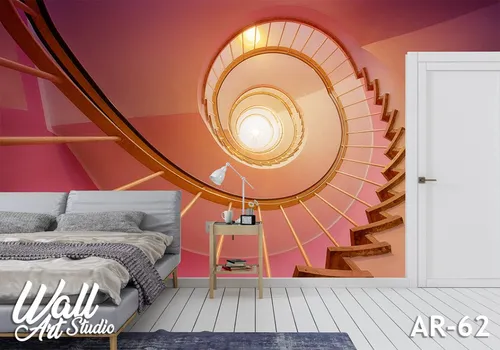 Arhitektura foto tapeta spiralne stepenice - Tapete za zid Arhitektura