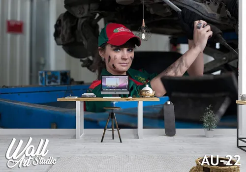 Automobili foto tapeta automehaničar - Tapete za zid Automobili