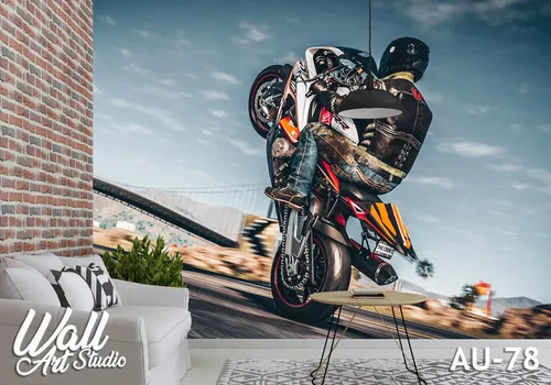 Automobili foto tapeta motocikl - Tapete za zid Automobili