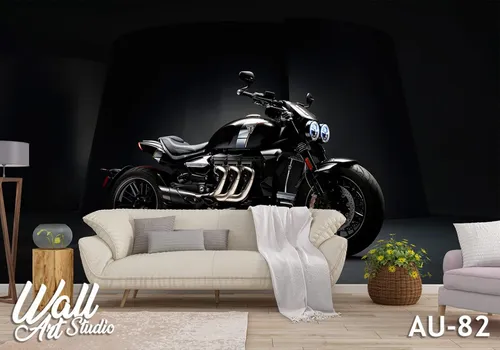 Automobili foto tapeta crni motocikl - Tapete za zid Automobili