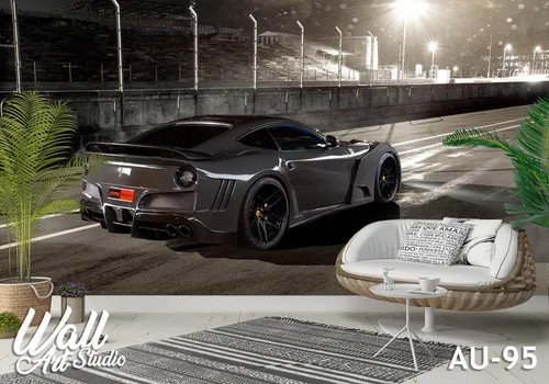 Automobili foto tapeta Ferrari metalik - Tapete za zid Automobili