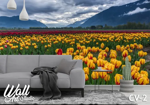 Cveće foto tapeta tulipani - Tapete za zid Cveće