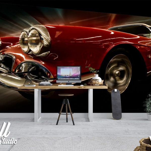 Foto tapeta retro oldtimer - Tapete za zid Vintage