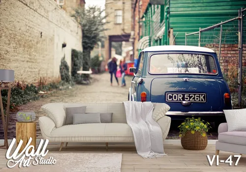 Foto tapeta Austin mini - Tapete za zid Vintage