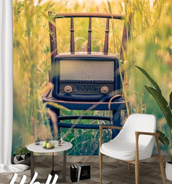 Foto tapeta radio 2 - Tapete za zid Vintage