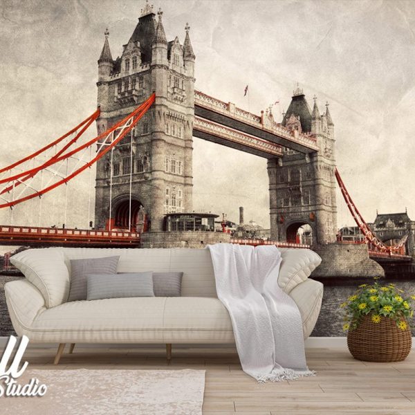 Foto tapeta Tower Bridge - Tapete za zid Vintage