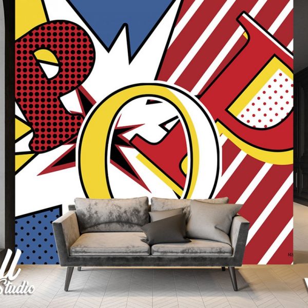 Foto tapeta pop art poster - Tapete za zid Vintage