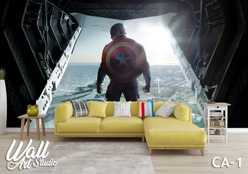 Foto tapeta Captain America 11 - Tapete za zid Marvel