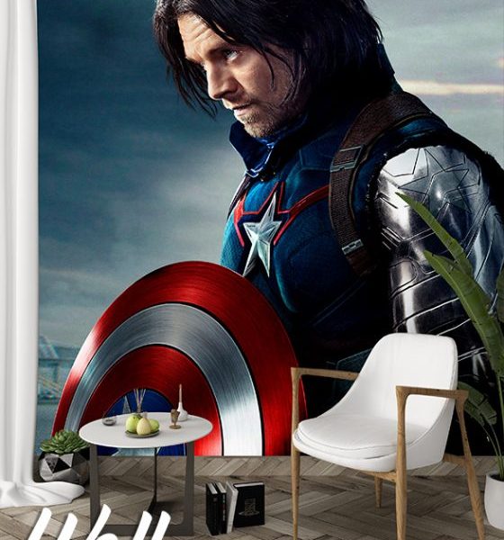 Foto tapeta Captain America vs Bucky Barnes - Tapete za zid Marvel