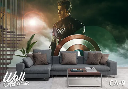 Foto tapeta Captain America 4 - Tapete za zid Marvel