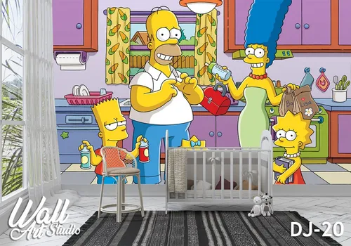 Foto tapeta Simpsonovi - Tapete za zid Dečije