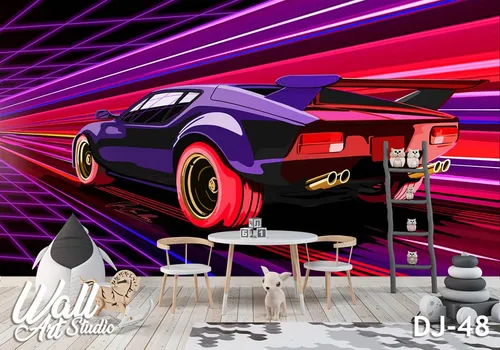 Foto tapeta automobil - Tapete za zid Dečije
