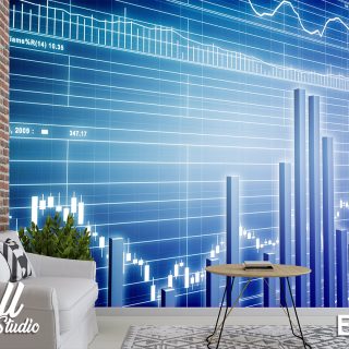 Foto tapeta infografika - Tapete za zid Ekonomija
