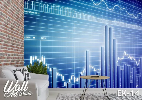 Foto tapeta infografika - Tapete za zid Ekonomija