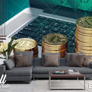 Foto tapeta bitcoin 2 - Tapete za zid Ekonomija