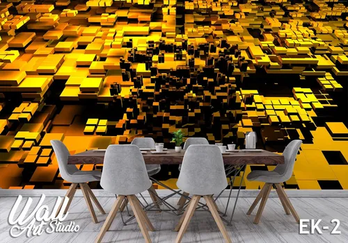 Foto tapeta žuta - Tapete za zid Ekonomija