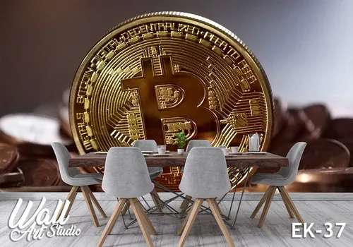 Foto tapeta bitcoin 1 - Tapete za zid Ekonomija