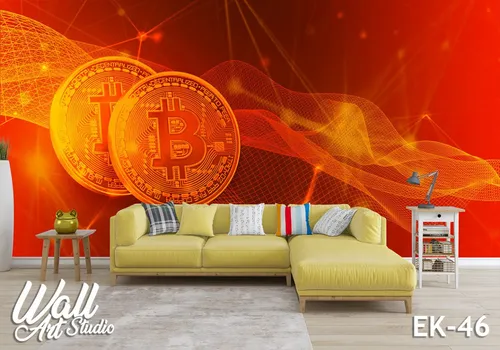 Foto tapeta bitcoin pozadina - Tapete za zid Ekonomija