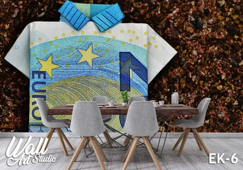 Foto tapeta novčana majica - Tapete za zid Ekonomija
