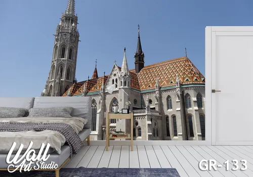 Foto tapeta gotska katedrala 1 - Fototapete za zid - Gradovi
