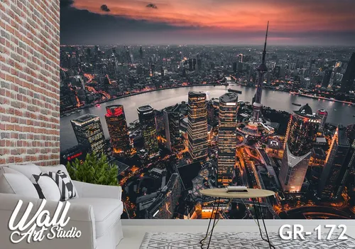 Foto tapeta dalekoistočni grad - Fototapete za zid - Gradovi