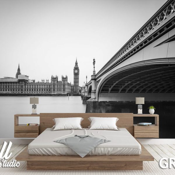 Foto tapeta londonski most i Big Ben - Fototapete za zid - Gradovi
