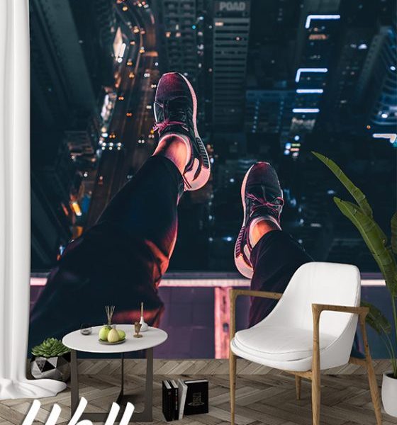 Foto tapeta pogled odozgo - Fototapete za zid - Gradovi