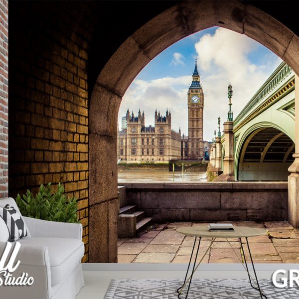 Foto tapeta Big Ben i svod - Fototapete za zid - Gradovi