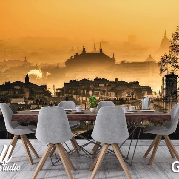 Foto tapeta graska izmaglica - Fototapete za zid - Gradovi