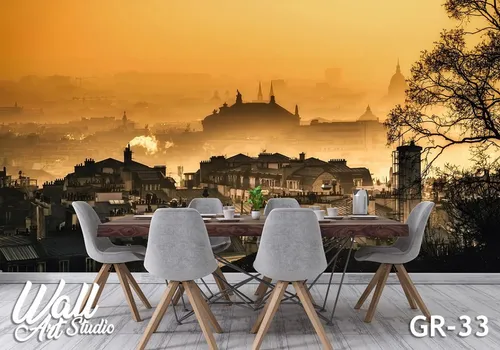 Foto tapeta graska izmaglica - Fototapete za zid - Gradovi