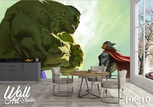 Foto tapeta Hulk vs Thor - Tapete za zid Marvel