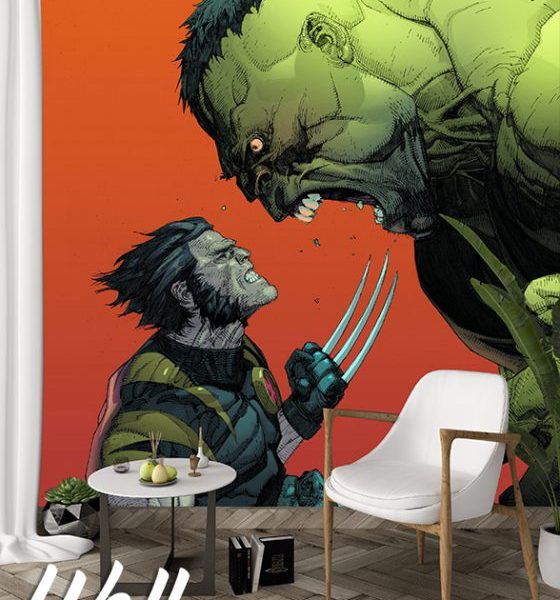 Foto tapeta Hulk vs Wolverine - Tapete za zid Marvel