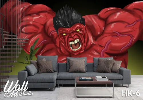 Foto tapeta Red Hulk - Tapete za zid Marvel