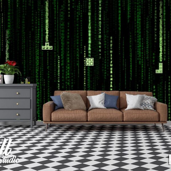 Foto tapeta cyber tetris - Tapete za zid Igrice