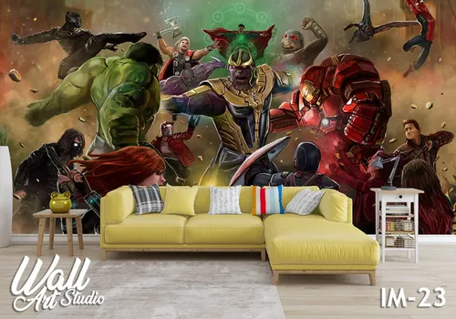 Foto tapeta Avengers vs Thanos - Tapete za zid Marvel