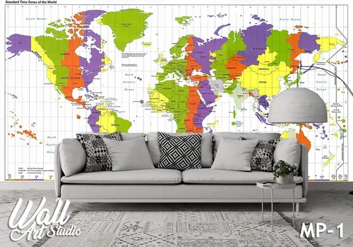 Foto tapeta mapa sveta 77 - Tapete za zid Mape sveta